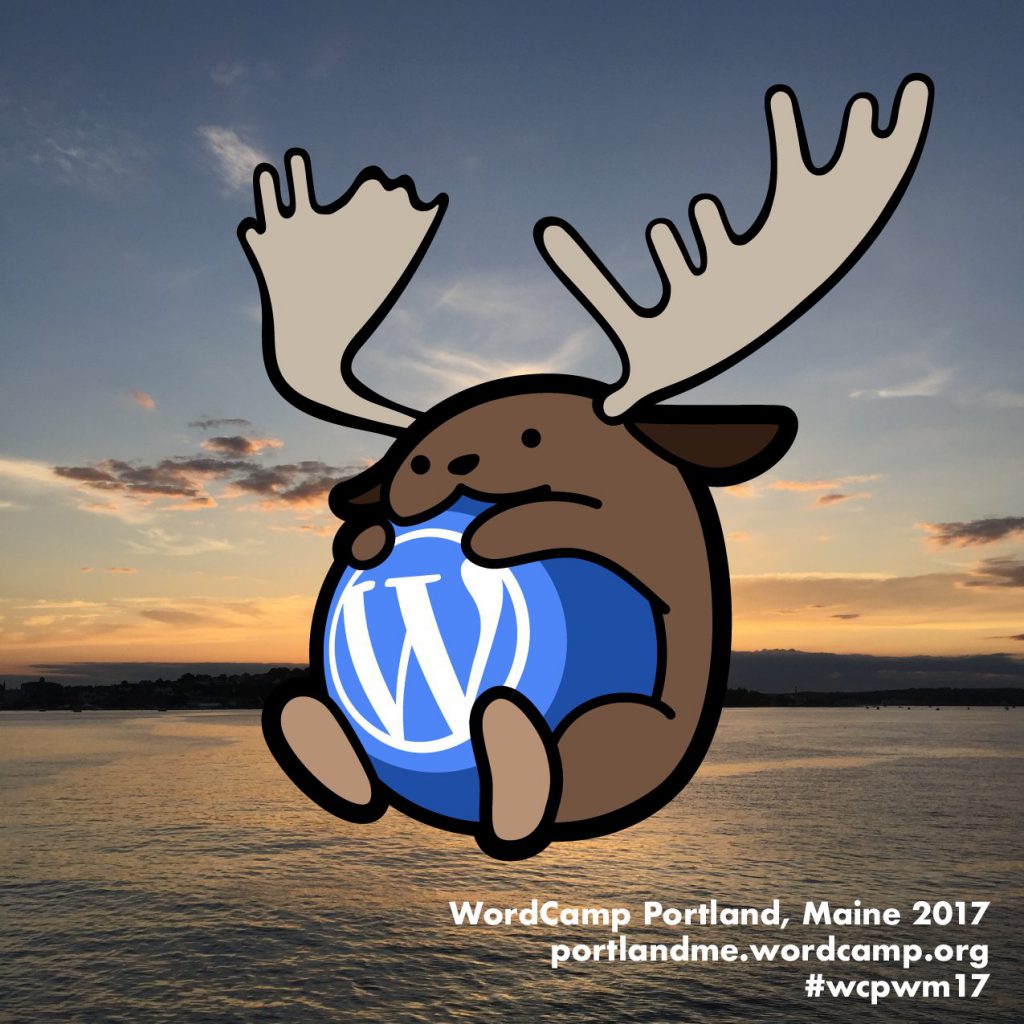 WordCamp Portland, Maine 2017 Wapuu